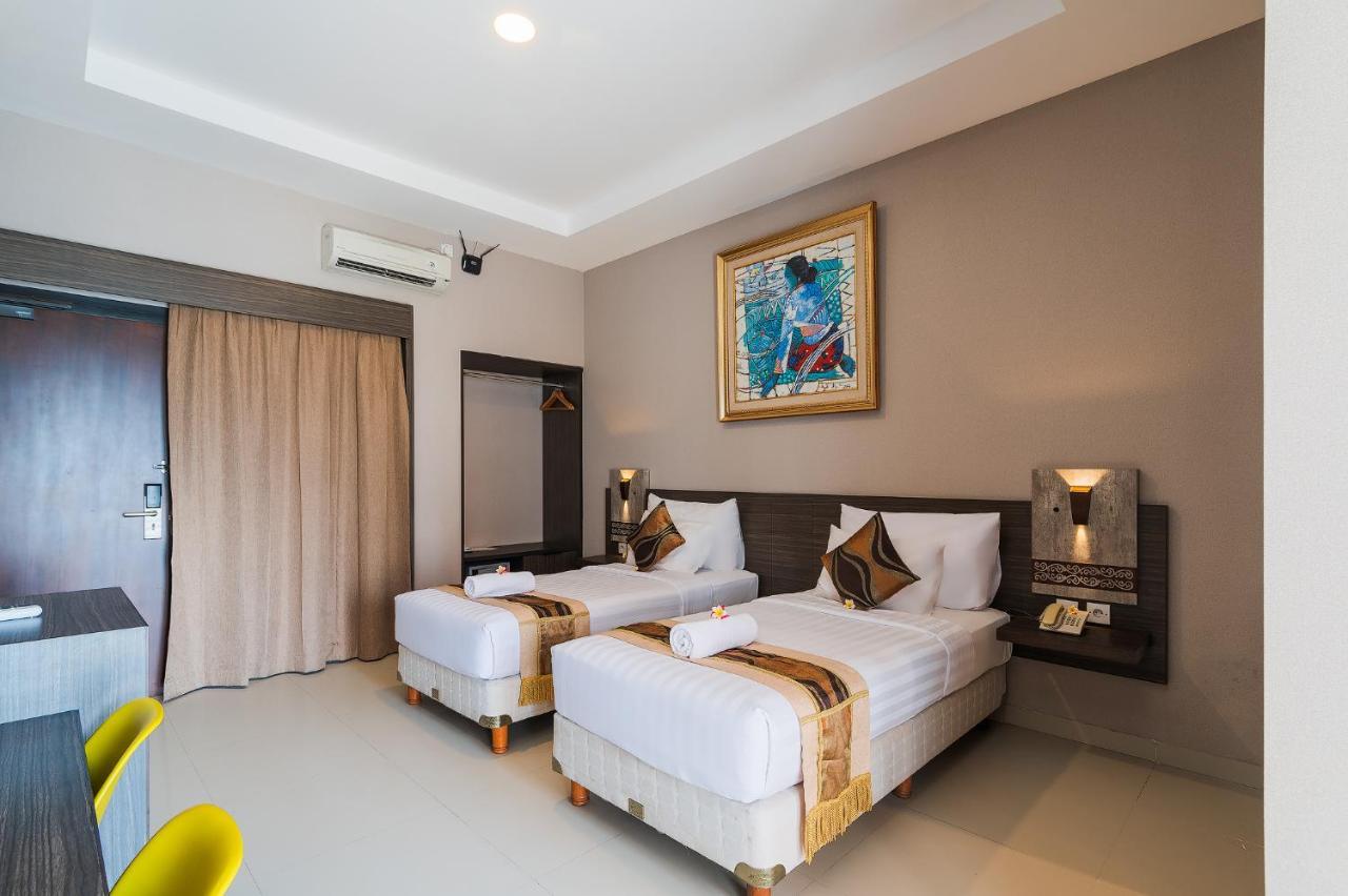 Kamar Deluxe Twin dengan Pemandangan Laut