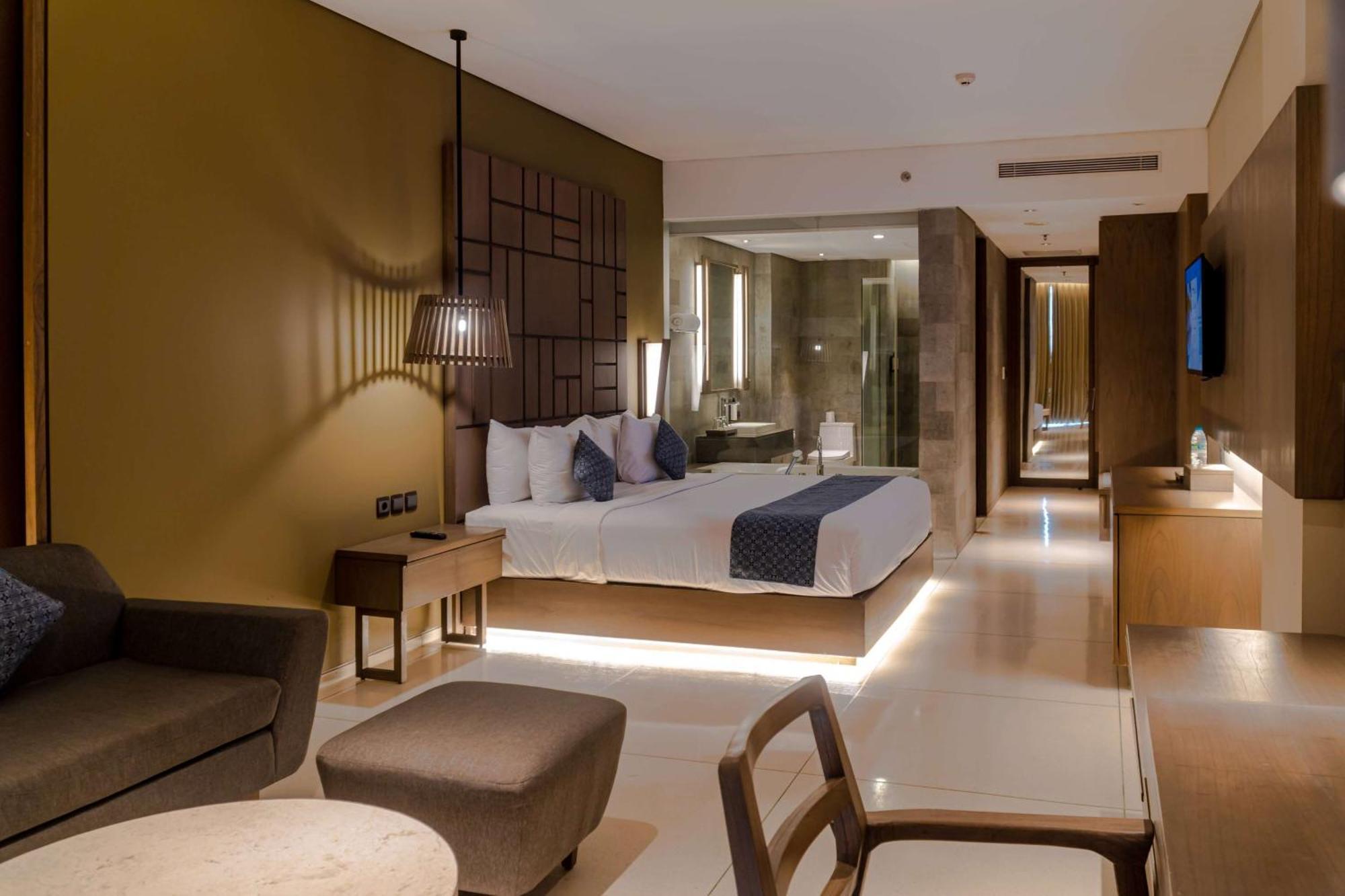 Suite Studio King dengan Pemandangan Taman