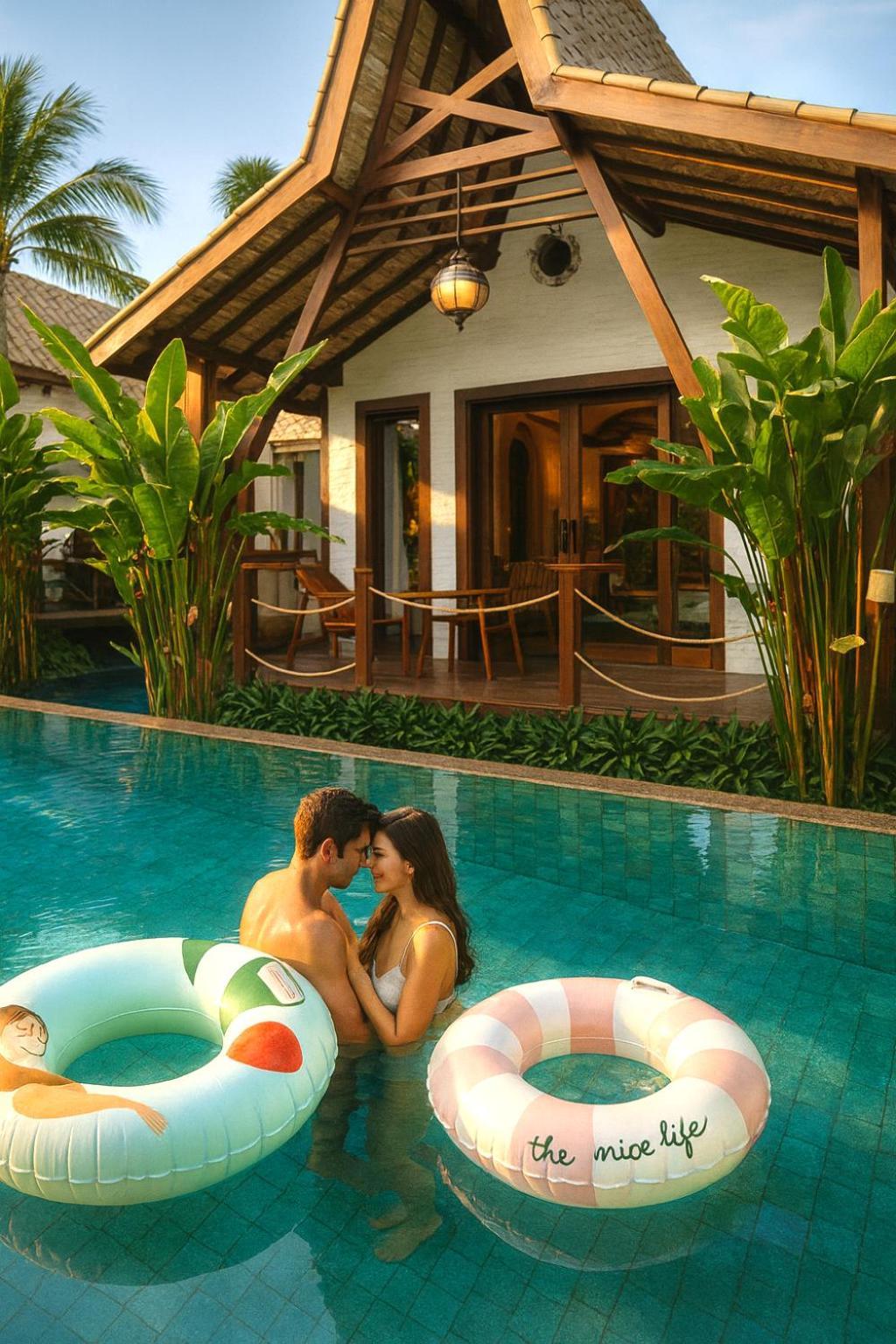 Deluxe Twin Pool View