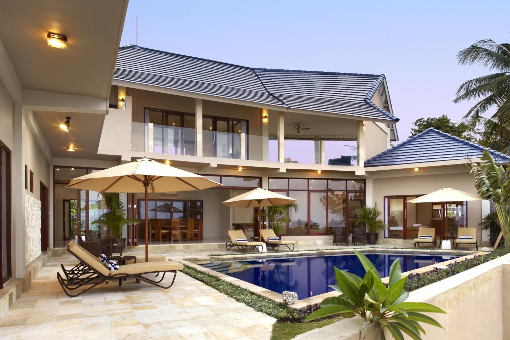 Grand Four-Bedroom Beachfront Villa with Private Pool