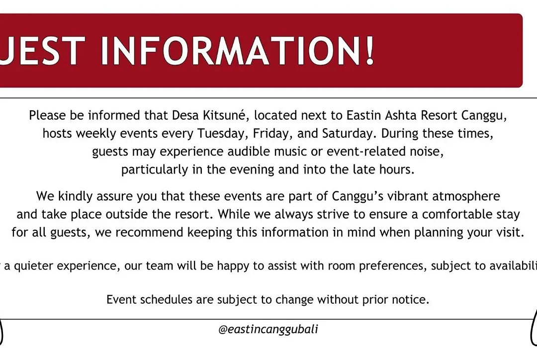 Eastin Ashta Resort Canggu-1