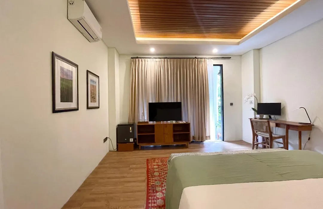 Leafy Home Canggu - 5 Mins Walk To Echo Beach-1